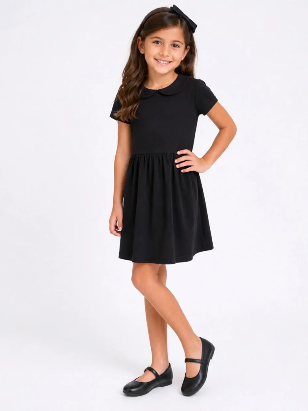 New - Nautica Girls Black Mary Jane Dress Shoes